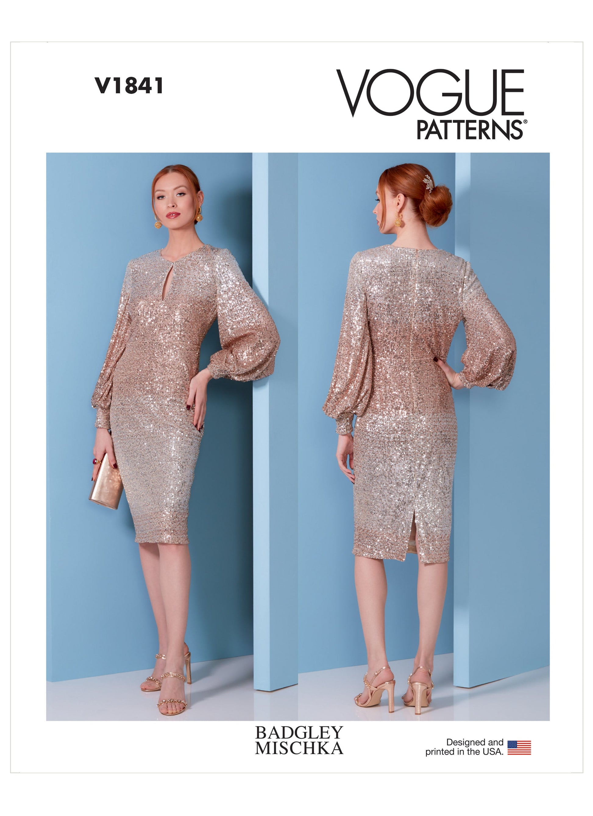 Vogue Pattern V1841 Miss/Petite Special Occasions Dress