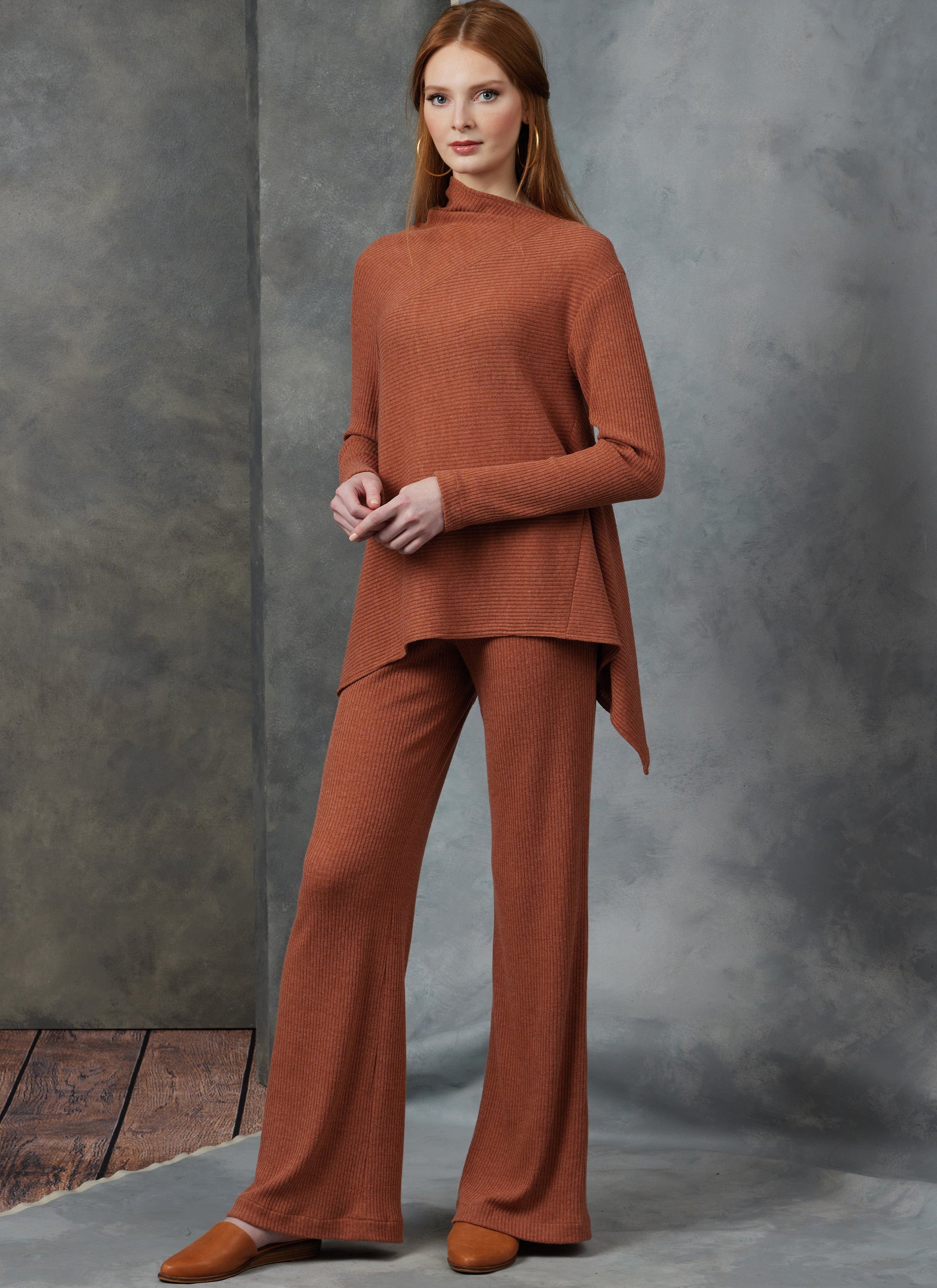 Voguepattern V1914 Miss Cardigan, Tunic & Pants