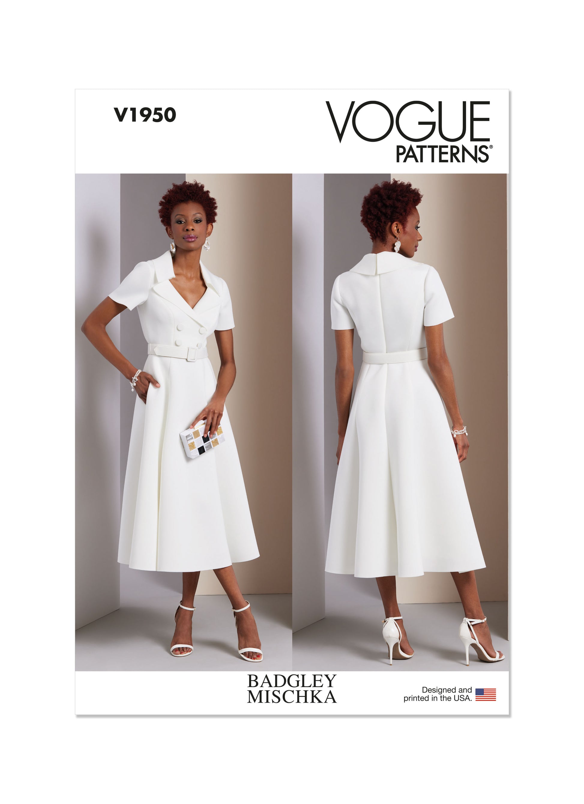 Vogue Pattern V1950 Misses Dress