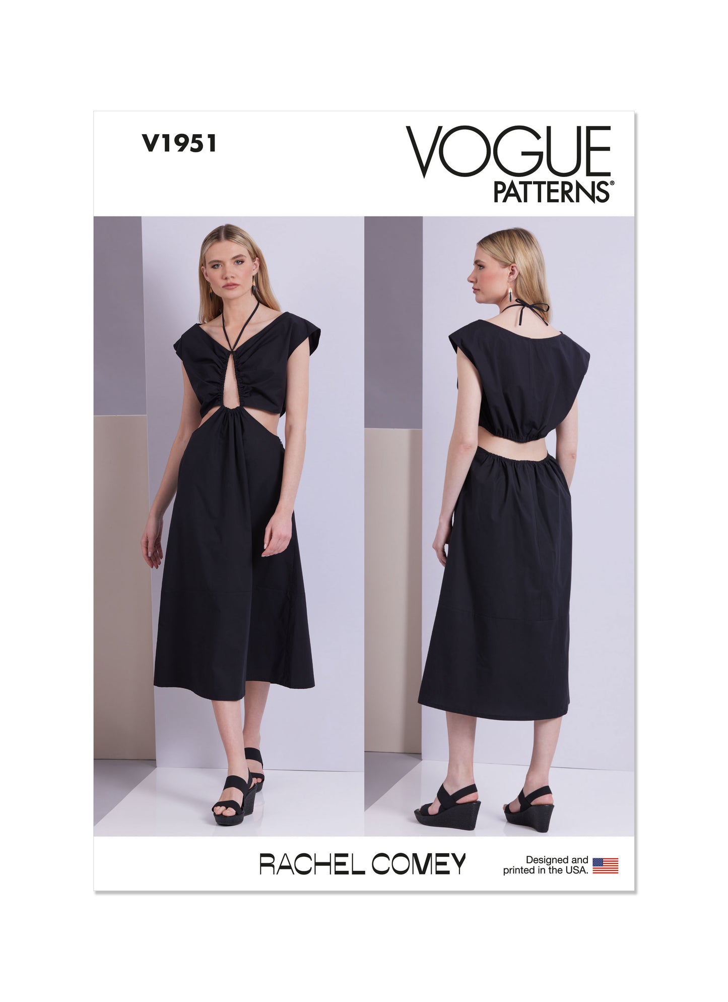 Vogue Pattern V1951 Misses Dress