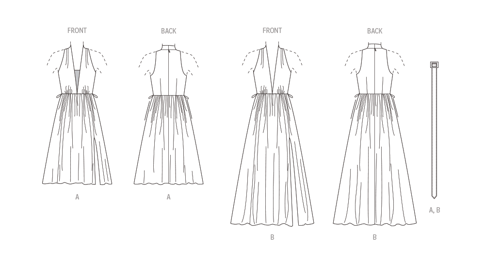 Vogue Pattern V1953 Misses Dress