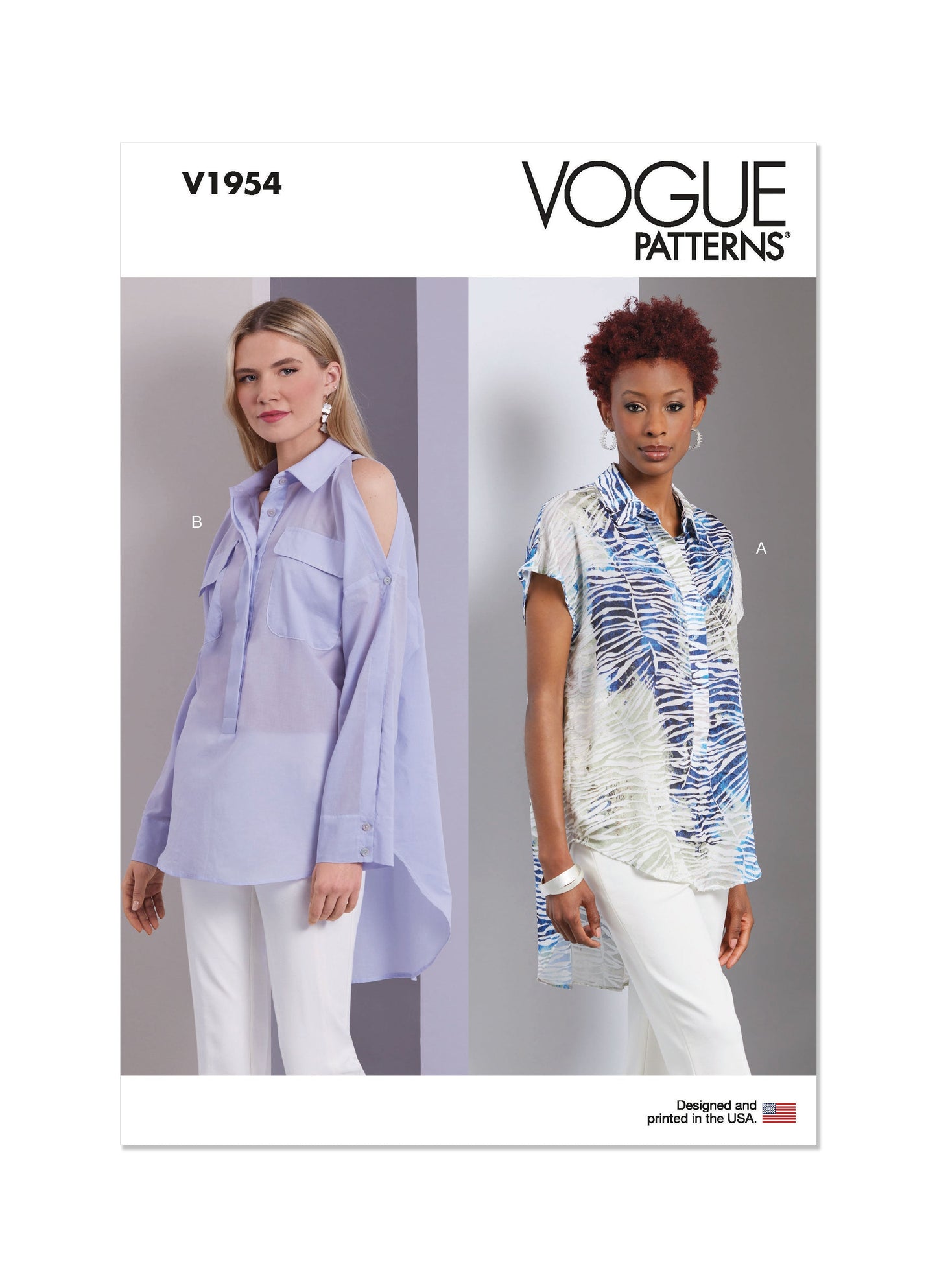 Vogue Pattern V1954 Misses' Top/Vest