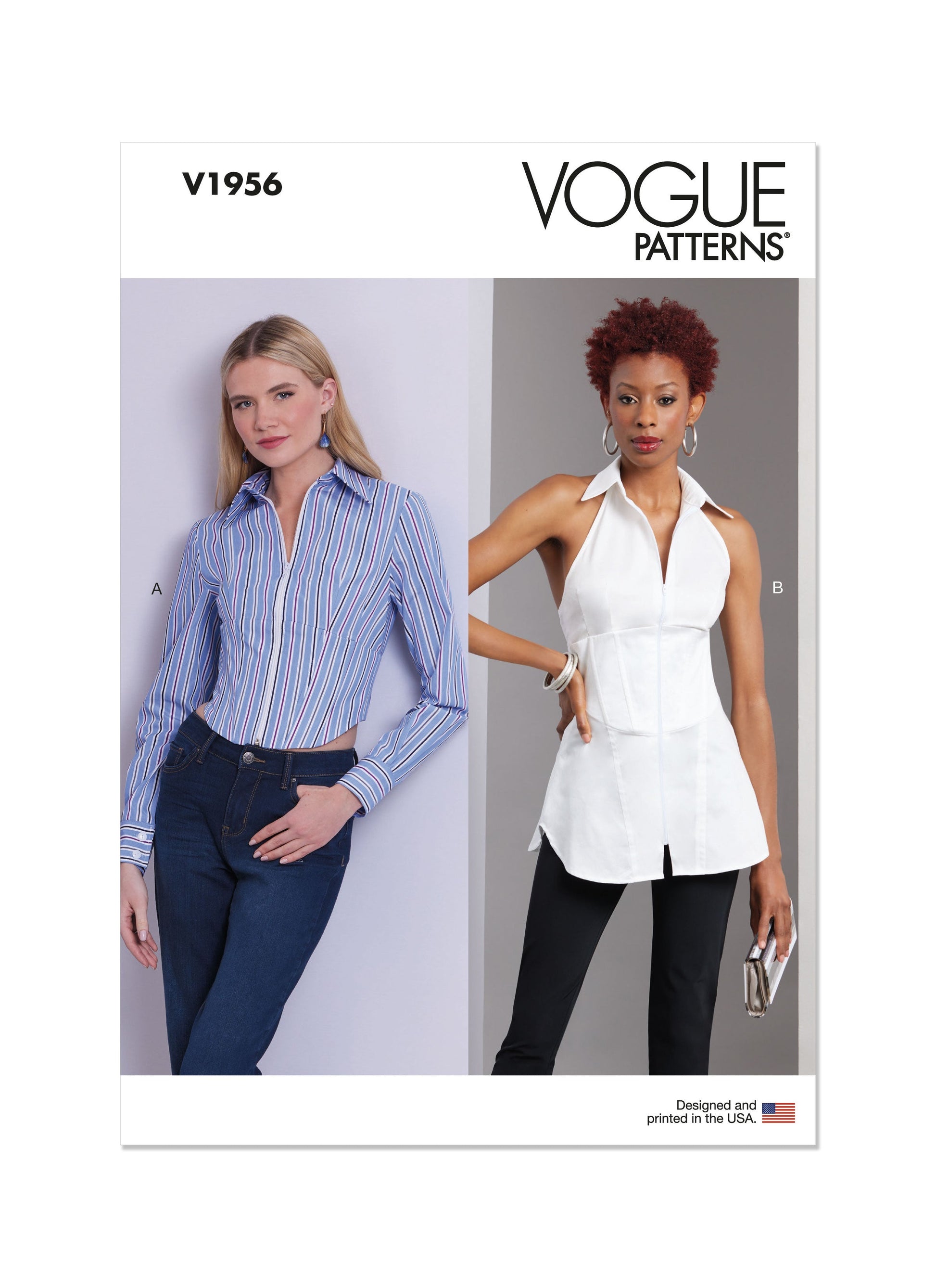 Vogue Pattern V1956 Misses' Top/Vest