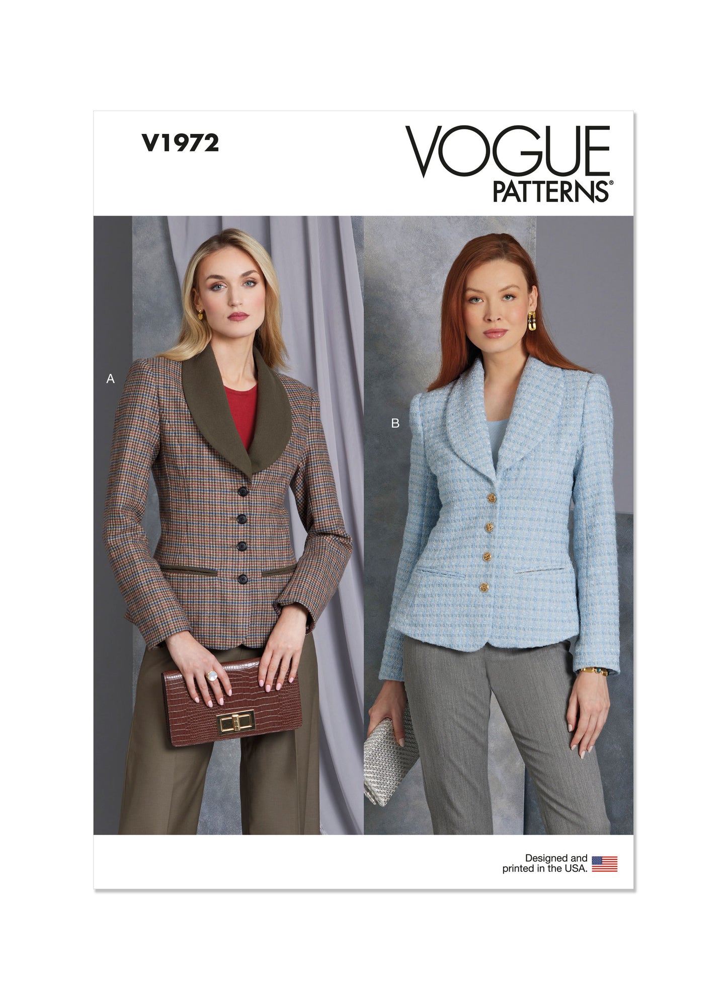 Vogue Pattern V1972 Misses' Jacket