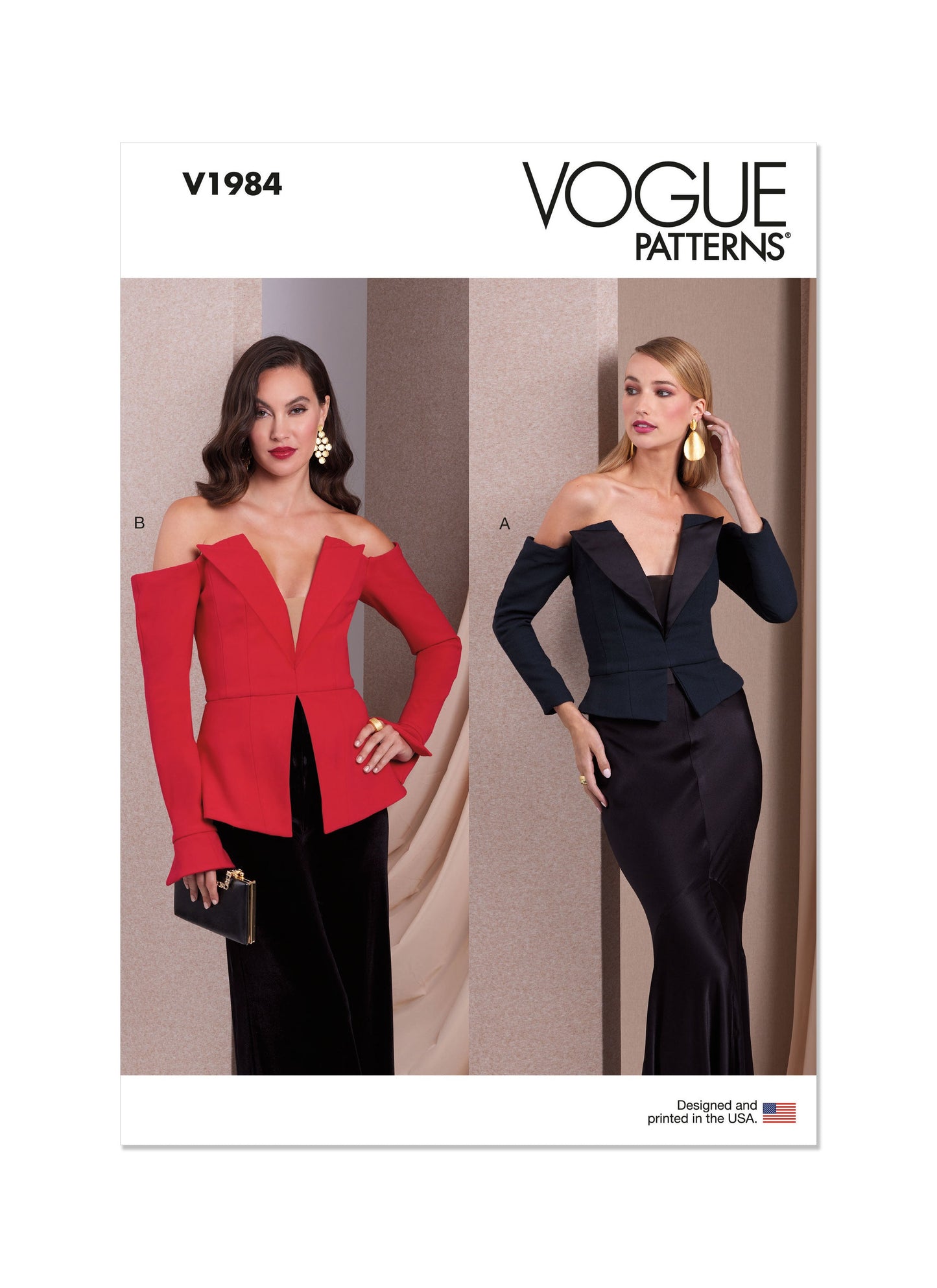 Voguepattern V1984 Misses' Top/Vest