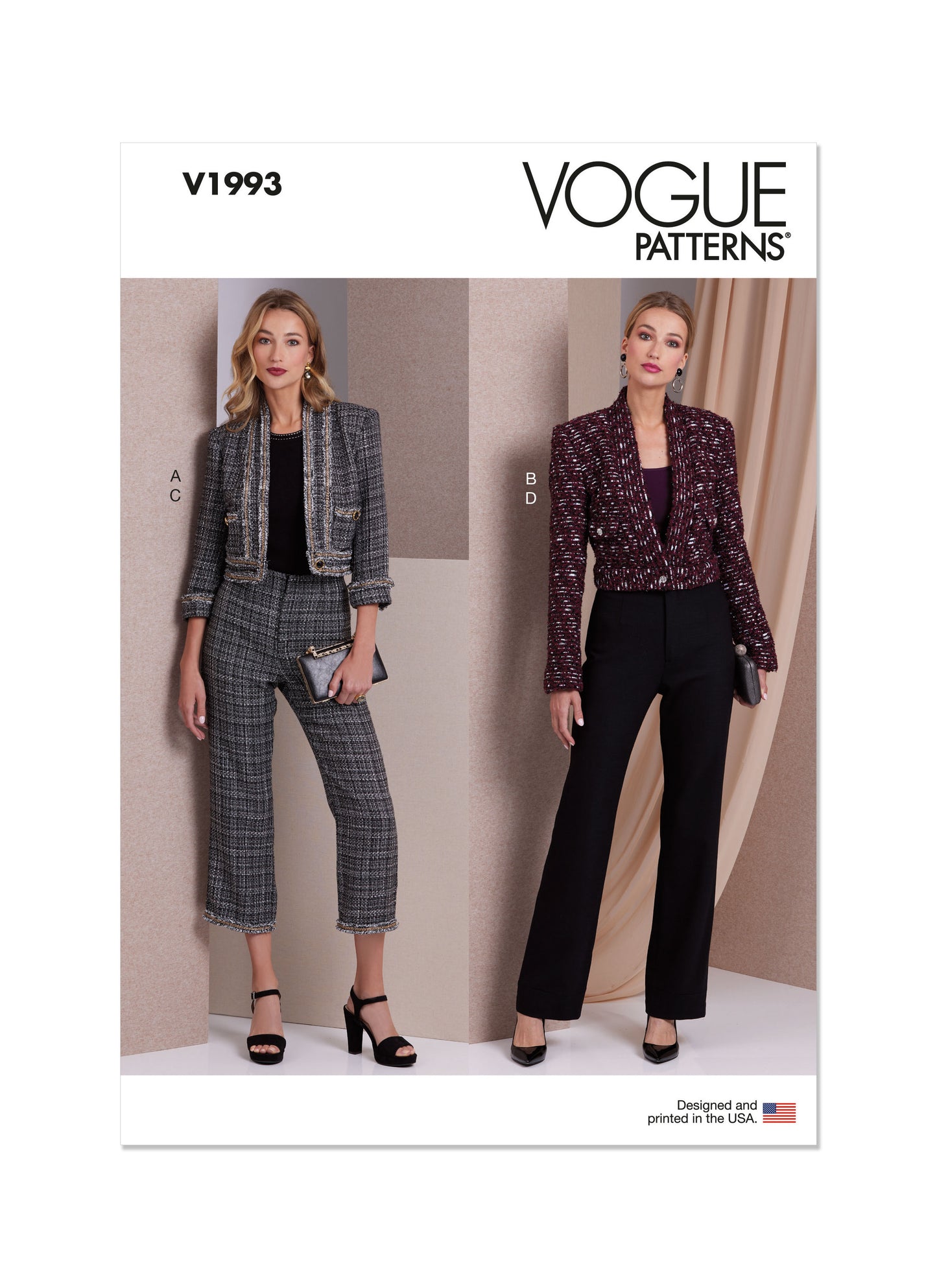 Vogue Pattern V1993 Misses' Jacket and Pants