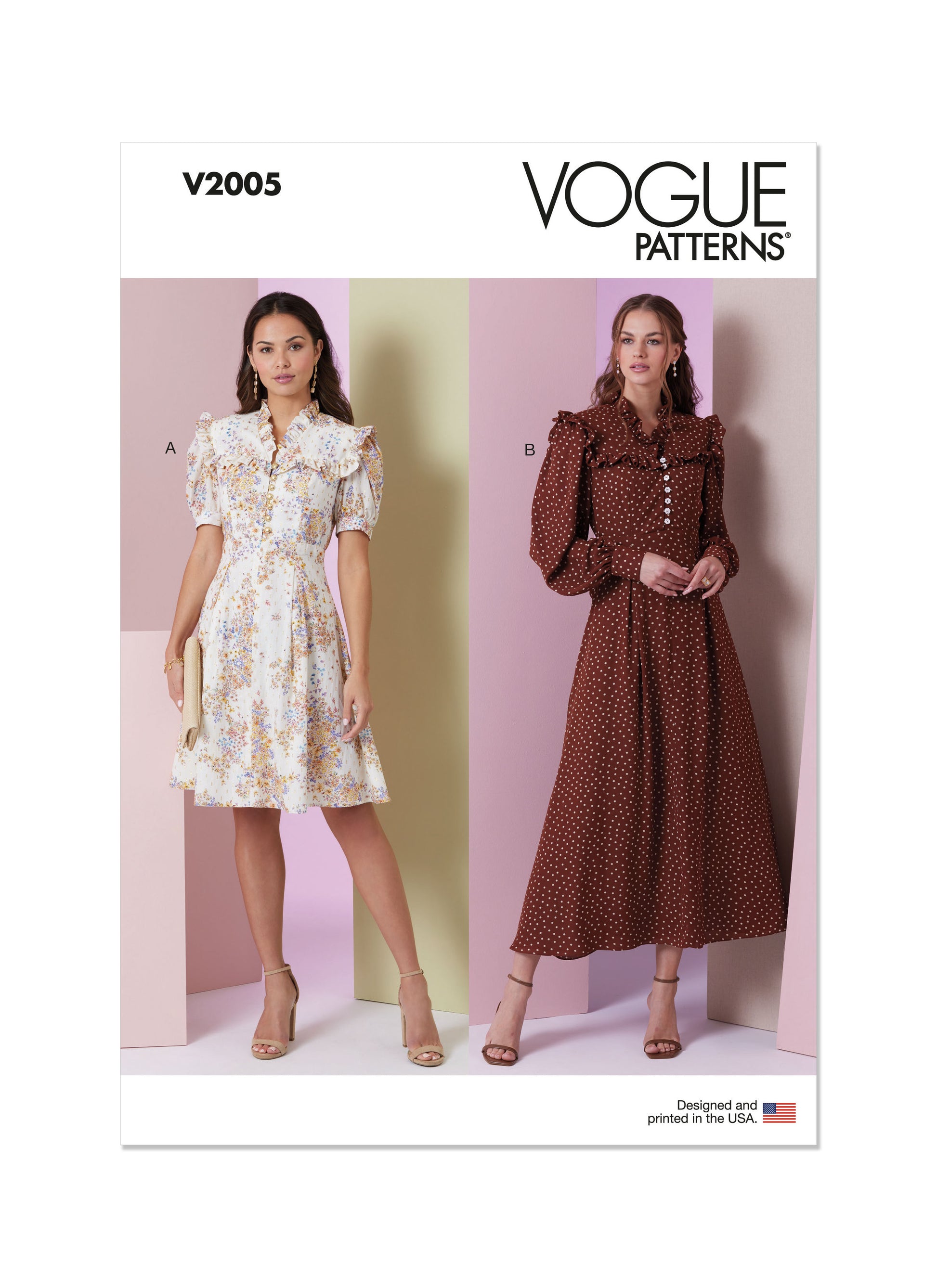 Vogue Pattern V2005 Misses' Dress