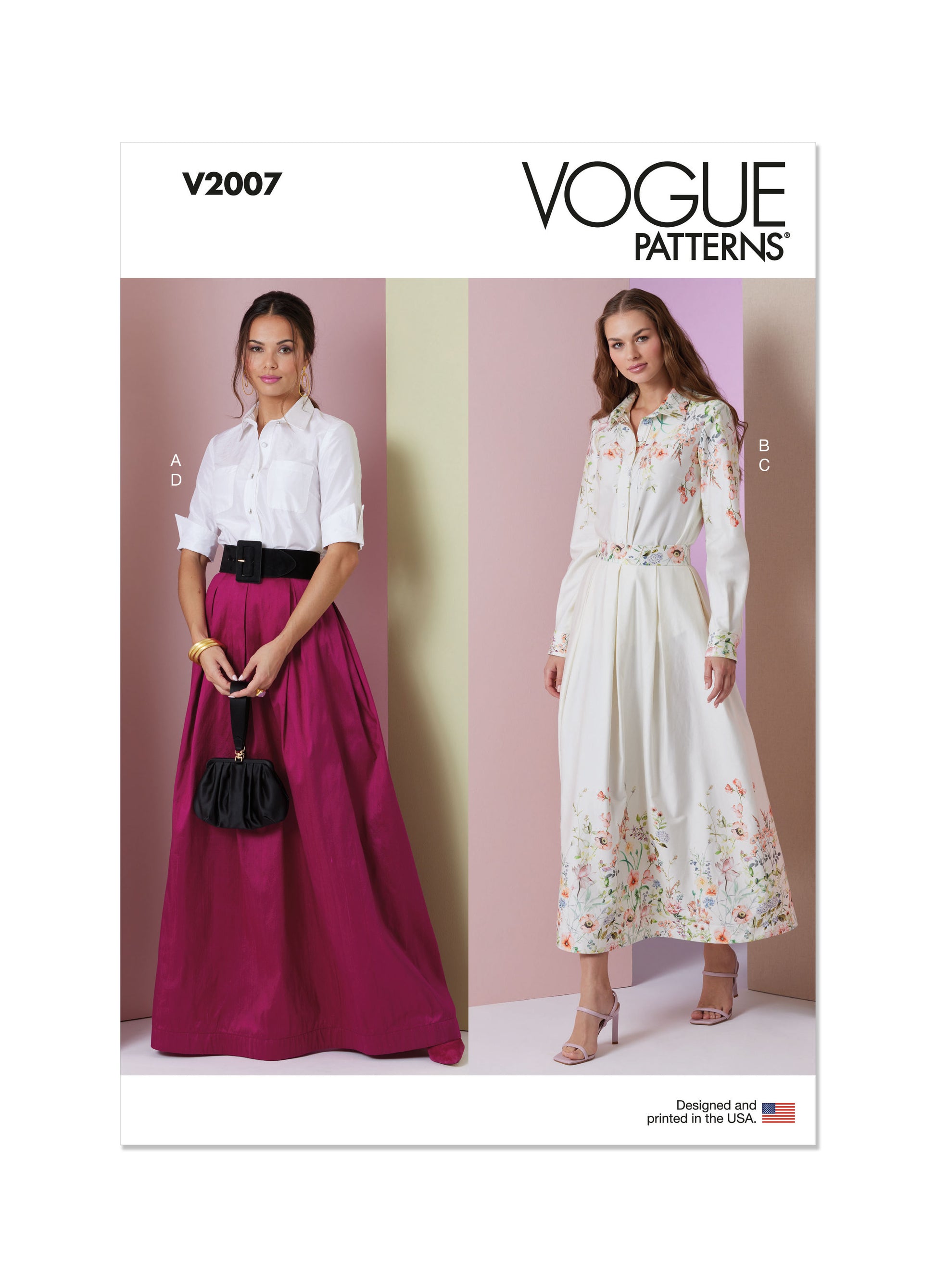 Vogue Pattern V2007 Misses' Dress