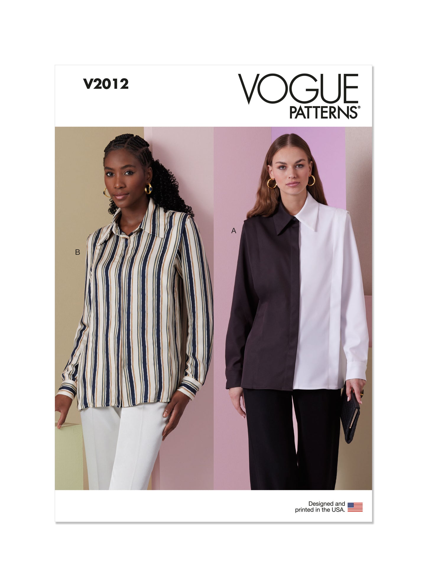 Vogue Pattern V2012 Misses' Top Vest