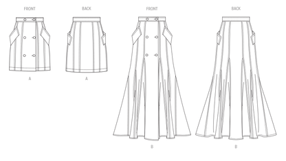 Vogue Pattern V2013 Misses' Skirt Pants