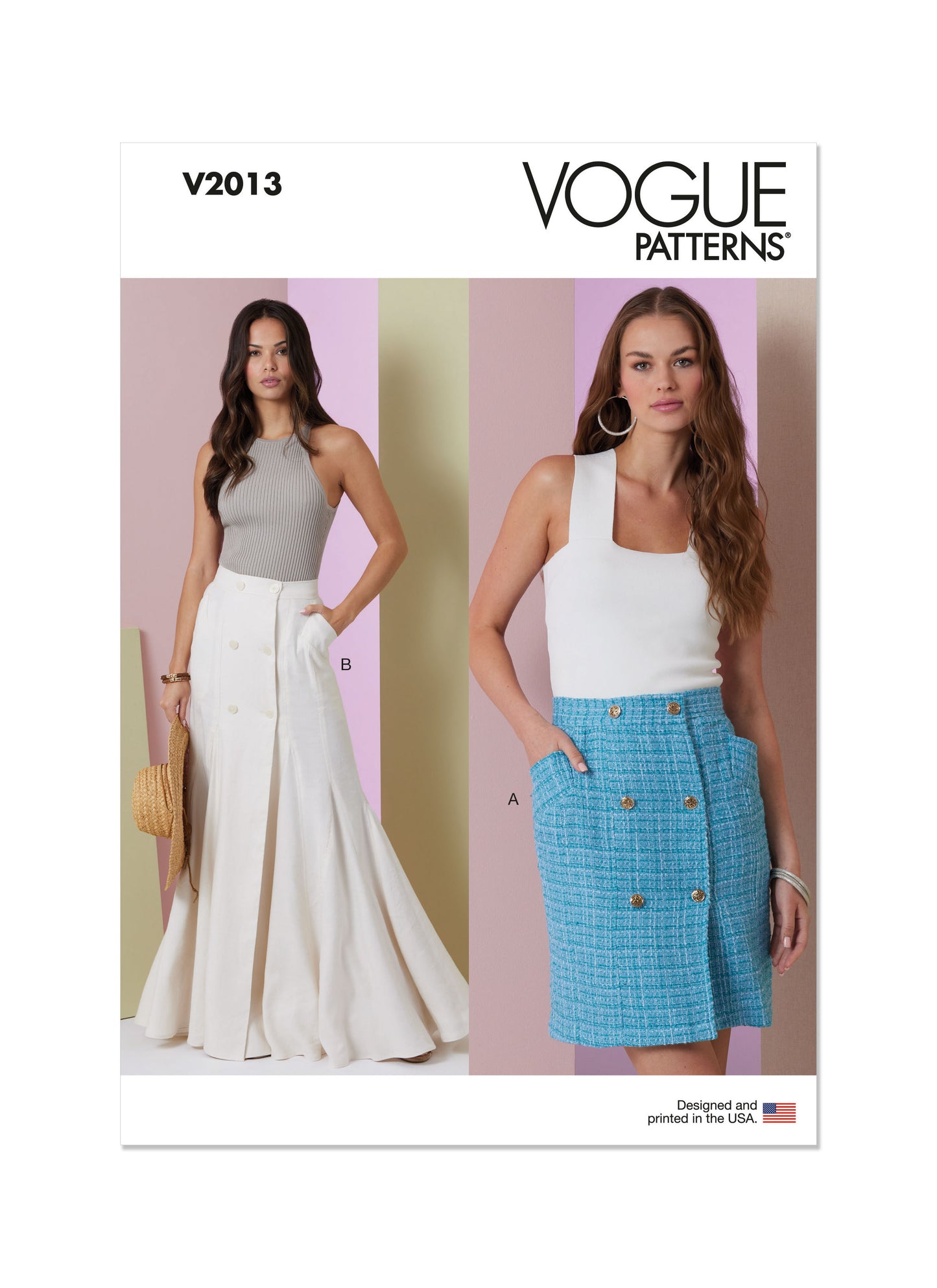 Vogue Pattern V2013 Misses' Skirt Pants