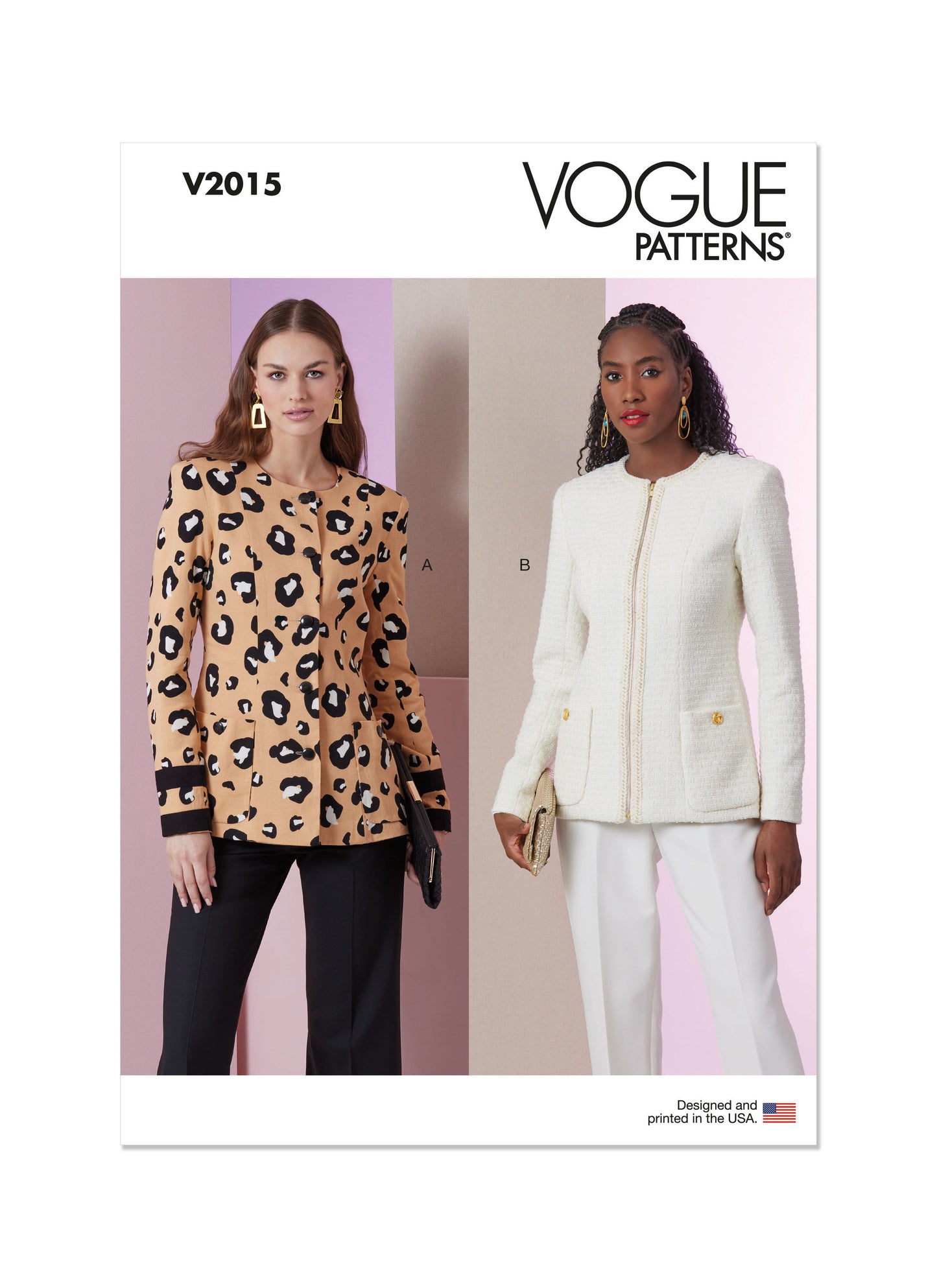 Vogue Pattern V2015 Misses' Jacket