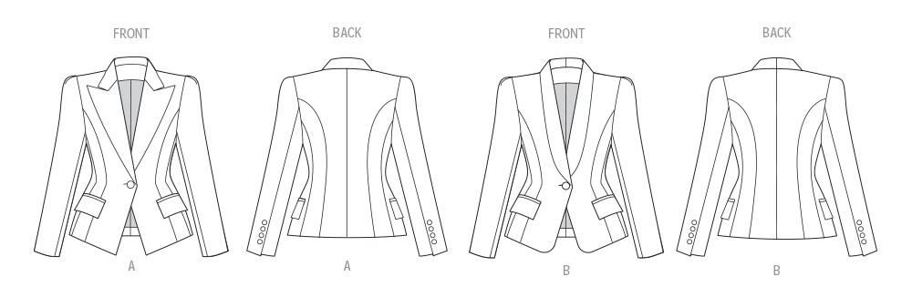 Vogue Pattern V2016 Misses' Jacket