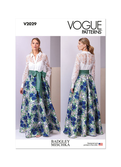 Vogue Pattern V2029 Misses' Dress