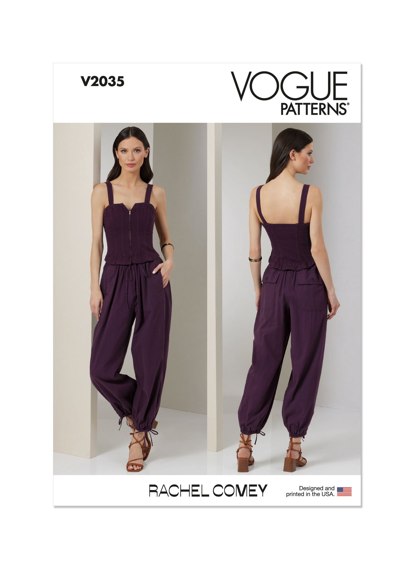 Vogue Pattern V2035 Misses' Jumpsuit