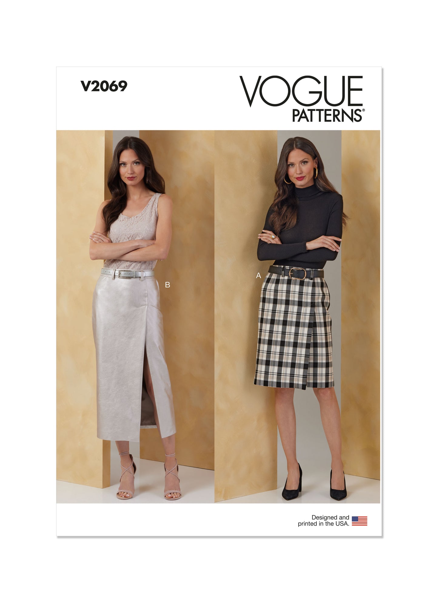 Vogue Pattern V2069 Misses' Skirt Pants