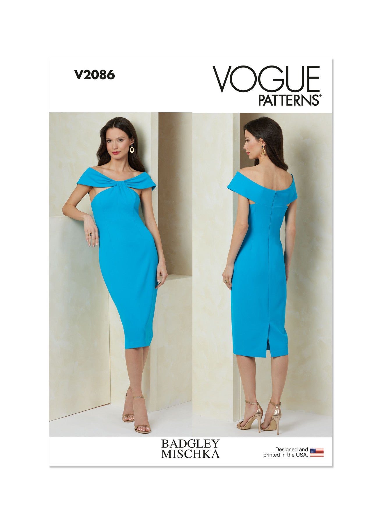 Vogue Pattern V2086 Misses' Dress