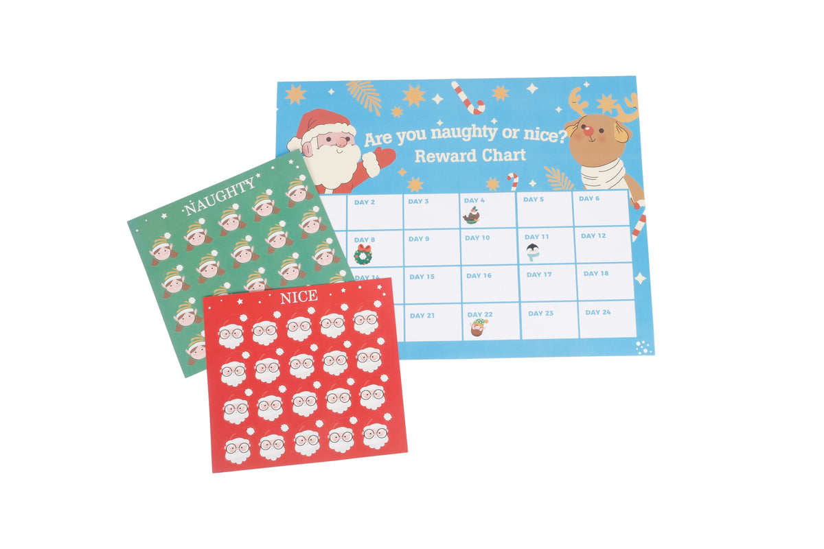 Christmas Santa Elf Reward Chart A3 with Stickers, 39x38cm