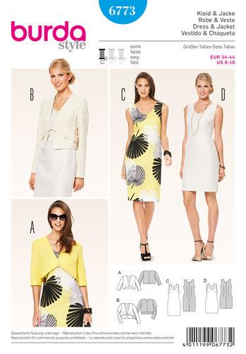 Burda Pattern 6773- Coordinates, Pantsuits  &  Suits