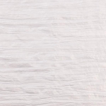 Crinkle Taffeta Fabric, White- Width 150cm