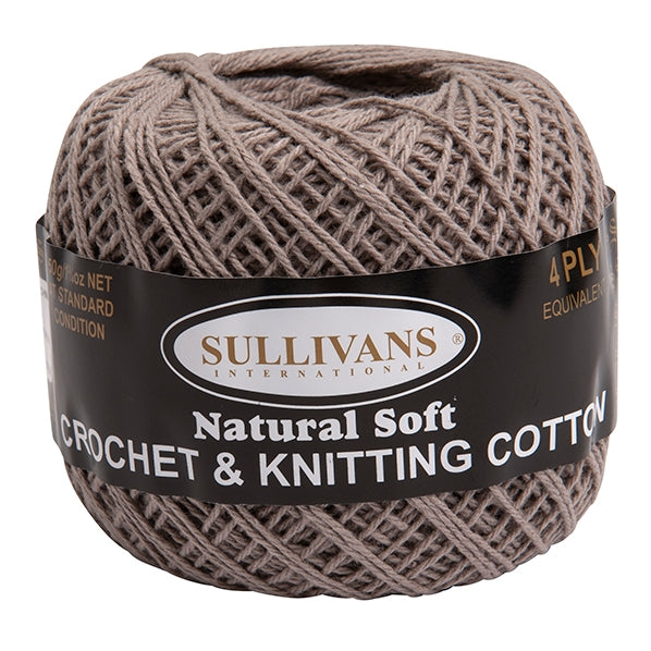 Sullivans Crochet & Knitting Yarn 4ply, 50g Cotton Yarn