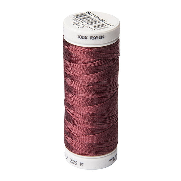 Scansilk 40 Embroidery Thread 225m, 1812 Burgundy