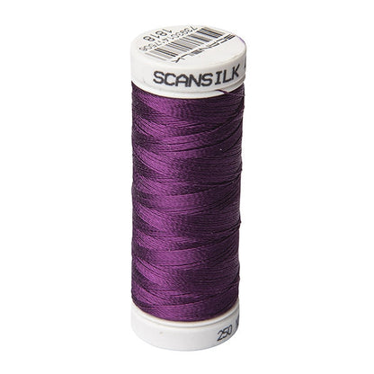 Scansilk 40 Embroidery Thread 225m, 1818 Puce