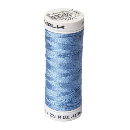 Scansilk 40 Embroidery Thread 225m, 1823 Mid Blue