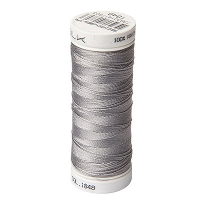 Scansilk 40 Embroidery Thread 225m, 1848 Mid Grey