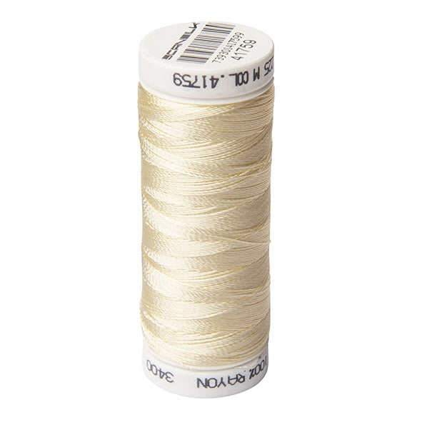 Scansilk 40 Embroidery Thread 225m, 1841 Pale Lemon