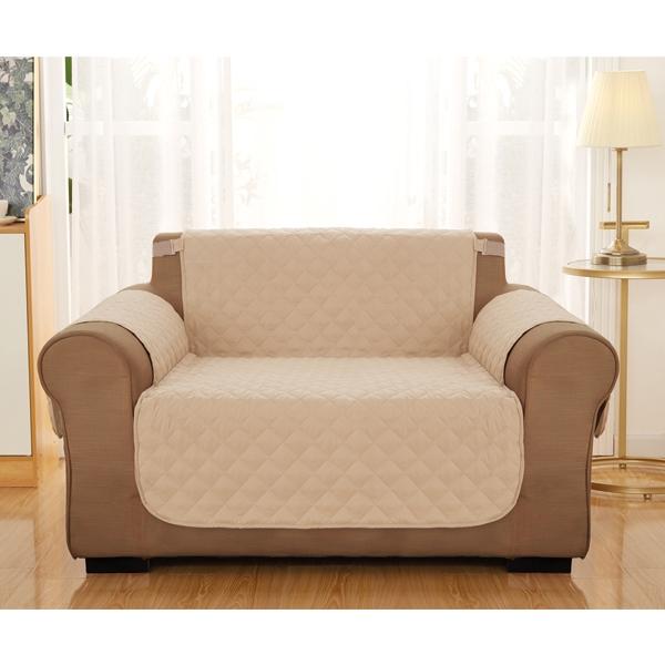 Formr Quilted Sofa Protector - Mocha