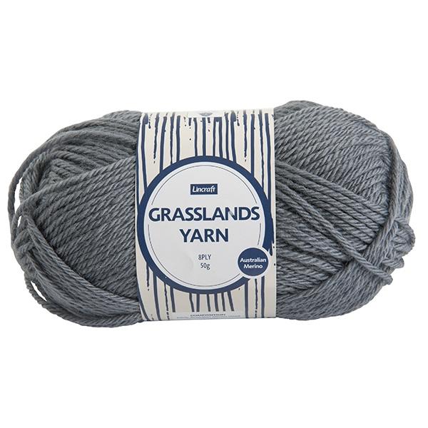 Lincraft Grasslands Crochet & Knitting Yarn 8ply, 50g Merino Wool Yarn