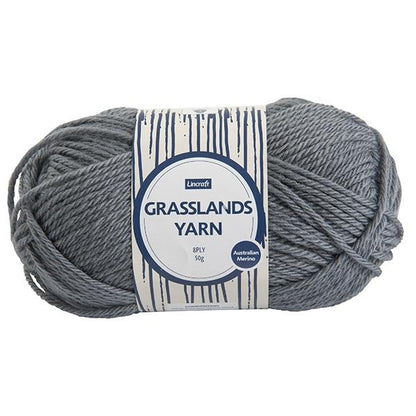 Lincraft Grasslands Crochet & Knitting Yarn 8ply, 50g Merino Wool Yarn