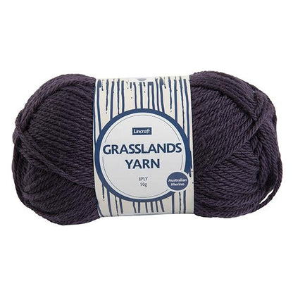 Lincraft Grasslands Crochet & Knitting Yarn 8ply, 50g Merino Wool Yarn