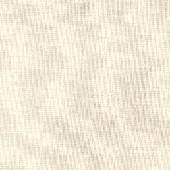 Homespun Plain Fabric, White- Width 112cm