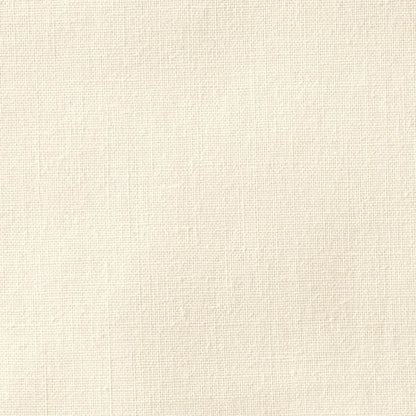 Homespun Plain Fabric, White- Width 112cm