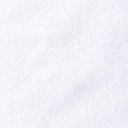 Homespun Plain Fabric, White- Width 112cm