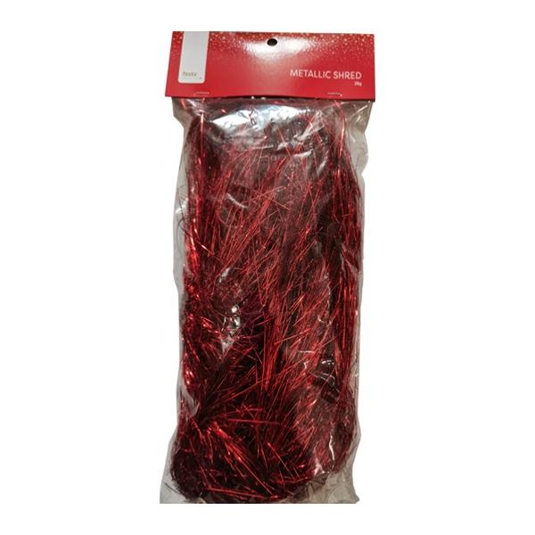 Christmas Metallic Shred, Red- 0.3mm