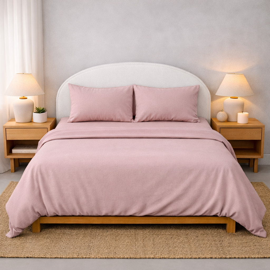 Athena Microfibre Bed Sheet Set - Double | Super Soft & Easy Care