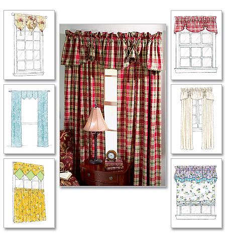McCall's Pattern M4408 Window Essentials (Valances and Panels)