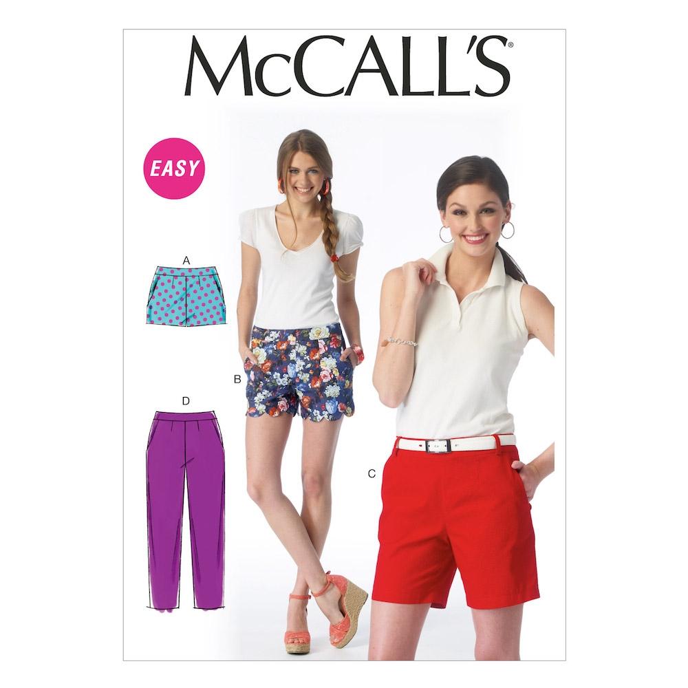 McCall's Pattern M6930 Misses' Shorts and Pants