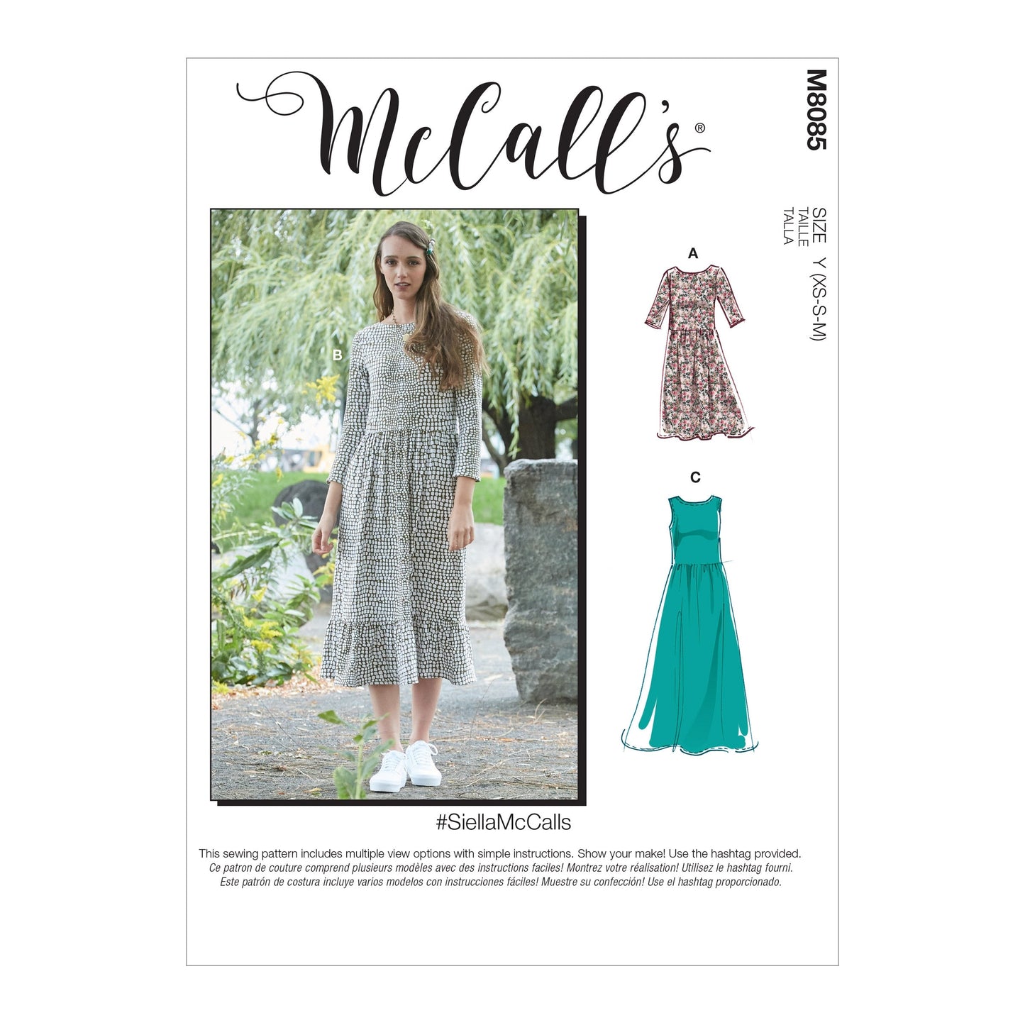 McCall's Pattern Misses' Dresses M8085 Y