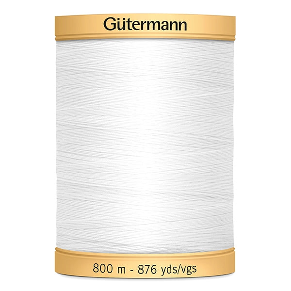 Gutermann Natural Cotton Thread, 800m