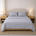 Athena Microfibre Bed Sheet Set - Silver | Super Soft & Easy Care