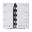 2024 Diary Spiral Hard Cover Printed with Foil, Leaves- Slim WTV