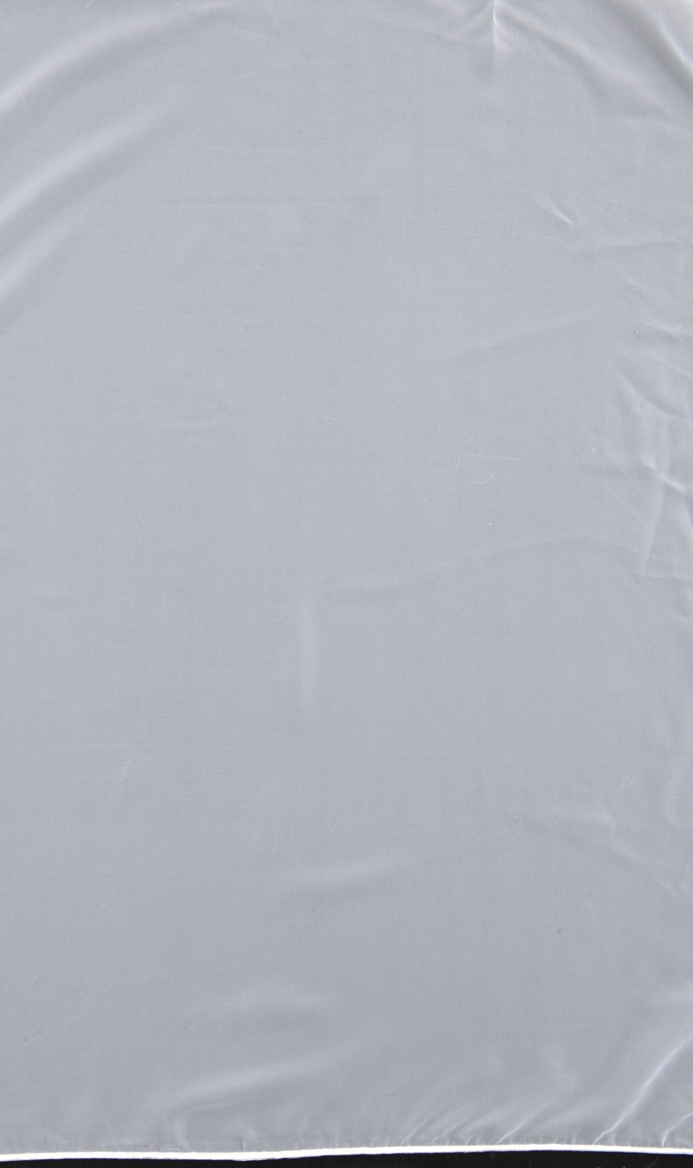 Woven Voile Curtain Fabric, Ivory- 213cm Drop