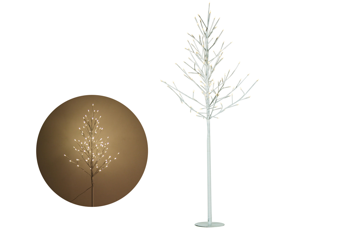 Christmas Twig Tree 90 LED IP44, Warm White- 90cm