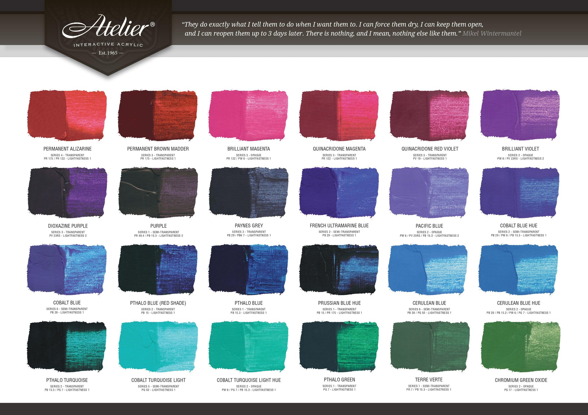 Atelier Interactive Acrylic Paint Series 2, Brilliant Violet- 80ml