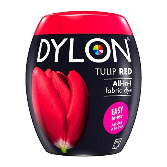 Dylon Permanent Fabric Dye 1.75 oz (50g) TULIP RED