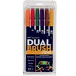 Tombow Dual Brush Pen Set, Secondary- 6pk